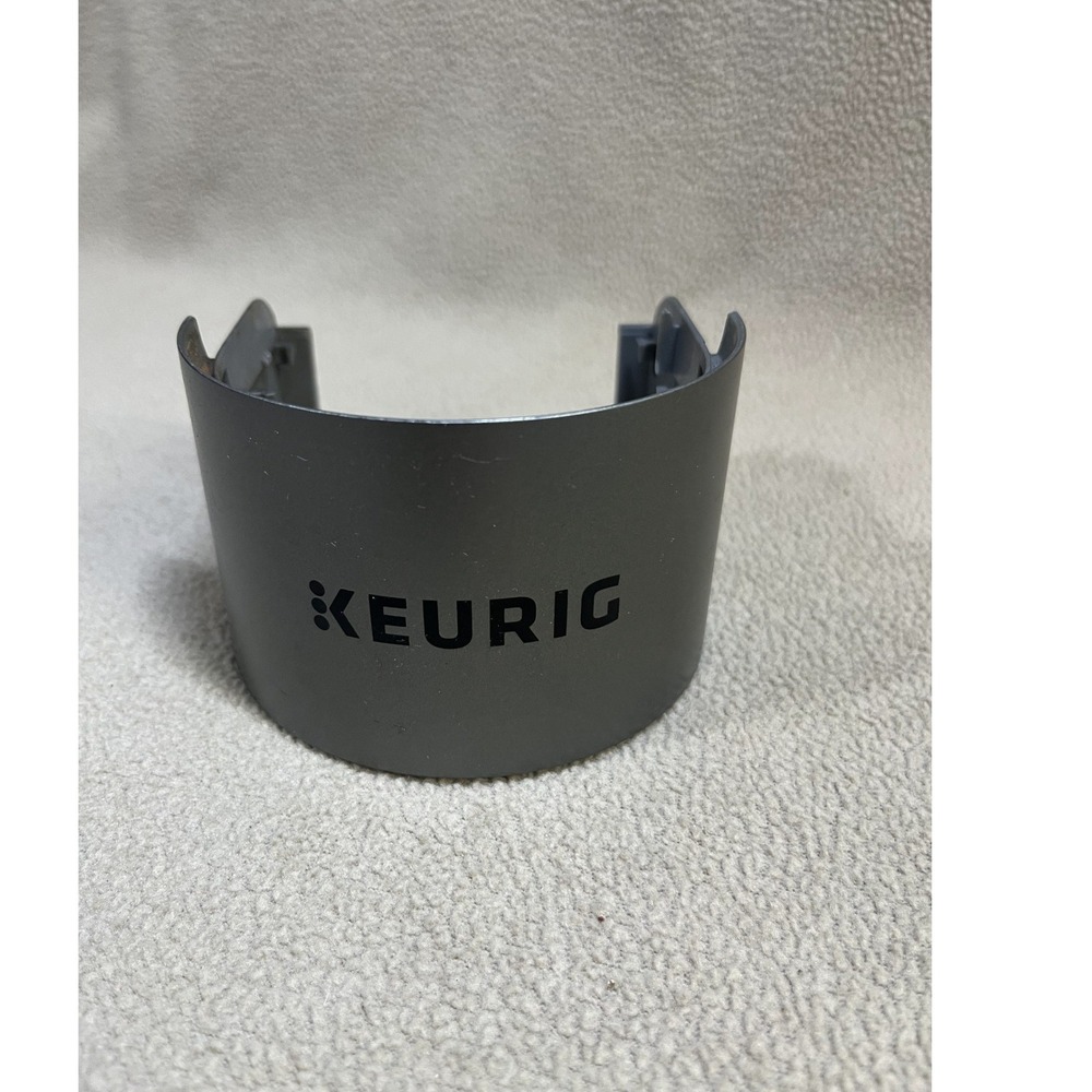 Keurig K83 K84 Top Plastic Trim Piece Gray Replacement Logo Housing Part